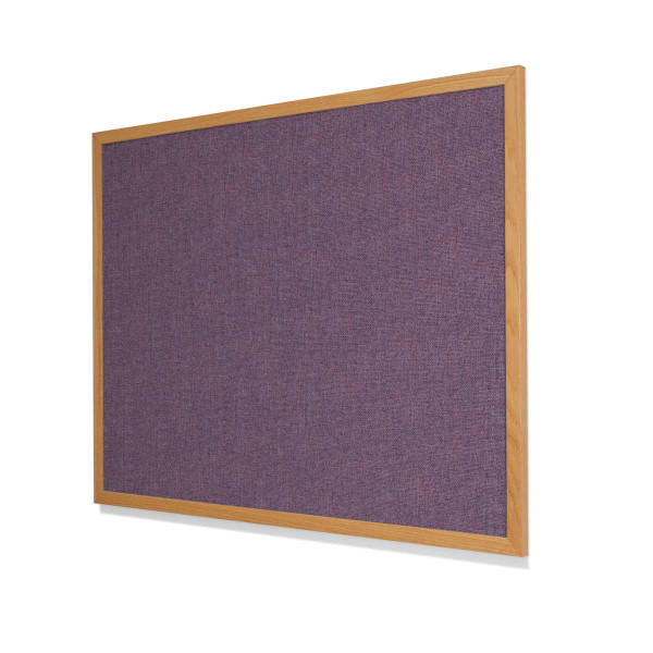 Guilford of Maine FR701 Amethyst Cork Board with Narrow Red Oak Frame